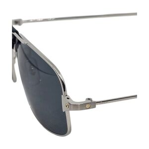 Cartier Silver and BLUE LENSES  Sunglasses